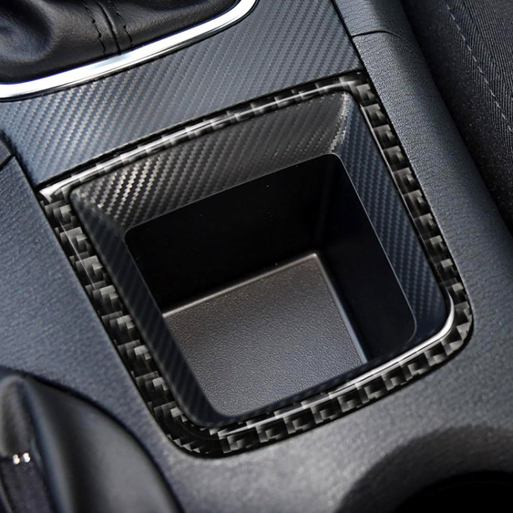 Car Carbon Fiber Central Control Sundries Frame Decorative Sticker for Mazda Axela 2013-2016, Central Control Sundries Frame