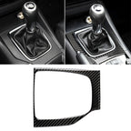 Car Carbon Fiber Left Drive Manual Gear Frame C Decorative Sticker for Mazda Axela 2017-2018, Left Drive Manual Gear Frame C