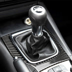 Car Carbon Fiber Left Drive Manual Gear Frame C Decorative Sticker for Mazda Axela 2017-2018, Left Drive Manual Gear Frame C