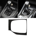 Car Carbon Fiber Right Drive Manual Gear Frame C Decorative Sticker for Mazda Axela 2017-2018, Right Drive Manual Gear Frame C