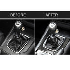 Car Carbon Fiber Right Drive Manual Gear Frame C Decorative Sticker for Mazda Axela 2017-2018, Right Drive Manual Gear Frame C