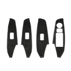 Car Carbon Fiber Right Drive Window Lift Panel Decorative Sticker for Mazda Axela 2014 / 2017-2018, Right Drive Window Lift Panel