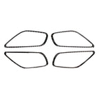 4 PCS Car Carbon Fiber Door Inner Handle Frame Decorative Sticker for Mazda Axela 2014 / 2017-2018, Door Inner Handle Frame