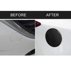 Car Carbon Fiber Fuel Tank Cap Decorative Sticker for Mazda Axela 2013-2018, Fuel Tank Cap