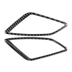 Car Carbon Fiber Instrument Air Outlet Decorative Sticker for Mazda Axela 2014 / 2017-2018, Instrument Air Outlet