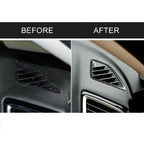 Car Carbon Fiber Instrument Air Outlet Decorative Sticker for Mazda Axela 2014 / 2017-2018, Instrument Air Outlet