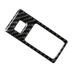 Car Carbon Fiber Headlight Adjustment Frame Decorative Sticker for Mazda Axela 2014 / 2017-2018, Left Drive, Headlight Adjustment Frame (B)