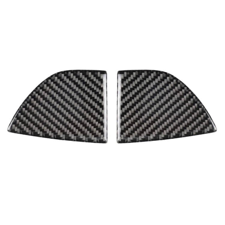 Car Carbon Fiber Front Bumper Decorative Sticker for Mazda Axela 2017-2018, Front Bumper