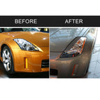 Car Carbon Fiber Light Eyebrow for 2003-2009 Nissan 350Z All Models, For 2003-2009 Nissan 350Z All Models