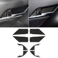 8 in 1 Car Carbon Fiber Door Inner Handle Wrist Panel Decorative Sticker for Toyota Eighth Generation Camry 2018-2019, Door Inner Handle Wrist