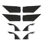 8 in 1 Car Carbon Fiber Door Inner Handle Wrist Panel Decorative Sticker for Toyota Eighth Generation Camry 2018-2019, Door Inner Handle Wrist