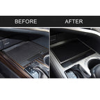 Car Carbon Fiber Storage Box U Shape Frame Decorative Sticker for Toyota Eighth Generation Camry 2018-2019, Storage Box U Shape Frame