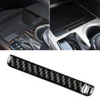 Car Carbon Fiber Storage Box Groove Decorative Sticker for Toyota Eighth Generation Camry 2018-2019, Left Drive, Storage Box Groove