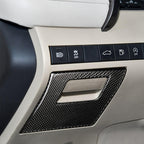 Car Carbon Fiber Main Driving Storage Box Decorative Sticker for Toyota Eighth Generation Camry 2018-2019, Left Drive, Main Driving Storage Box