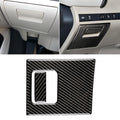 2 in 1 Car Carbon Fiber Main Driving Storage Box Handle Decorative Sticker for Toyota Eighth Generation Camry 2018-2019, Left Drive, Main Driving Storage Box Handle (2 in 1)