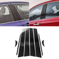 8 in 1 Car Carbon Fiber B Column Decorative Strip for Toyota Eighth Generation Camry 2018-2019, B Column