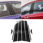 8 in 1 Car Carbon Fiber B Column Decorative Strip for Toyota Eighth Generation Camry 2018-2019, B Column