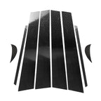 8 in 1 Car Carbon Fiber B Column Decorative Strip for Toyota Eighth Generation Camry 2018-2019, B Column