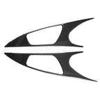 2 PCS Car Carbon Fiber Door Inner Handle Wrist Panel Decorative Sticker for Honda Tenth Generation Civic 2016-2019, Door Inner Handle Wrist Panel