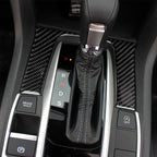 Car Carbon Fiber Gear Position Panel Decorative Sticker for Honda Tenth Generation Civic 2016-2019, Gear Position Pane