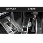 Car Carbon Fiber Gear Position Panel Decorative Sticker for Honda Tenth Generation Civic 2016-2019, Gear Position Pane