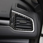 Car Carbon Fiber Right and Left Air Outlet Decorative Sticker for Honda Tenth Generation Civic 2016-2019, Left Drive, Right and Left Air Outlet