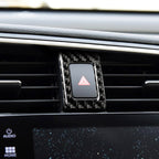Car Carbon Fiber Double Flash Frame Decorative Sticker for Honda Tenth Generation Civic 2016-2019, Double Flash Frame