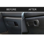 Car Carbon Fiber Storage Box Switch Decorative Sticker for Honda Tenth Generation Civic 2016-2019, Left Drive, Storage Box Switch