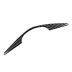 Car Carbon Fiber Steering Wheel Decorative Sticker for Cadillac XT5 2016-2017, Steering Wheel