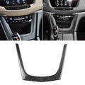 Car Carbon Fiber Central Control U Shape Frame Decorative Sticker for Cadillac XT5 2016-2017, Central Control U Shape