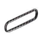 Car Carbon Fiber Seat Memory Adjustment Decorative Sticker for Cadillac XT5 2016-2017, Left Drive, Seat Memory Adjustment