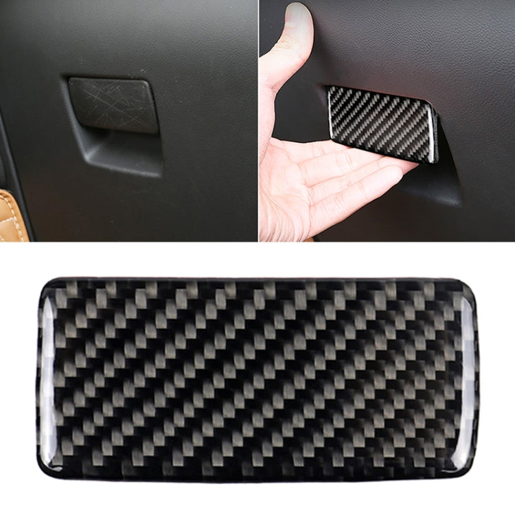 Car Carbon Fiber Toolbox Handle Decorative Sticker for Cadillac XT5 2016-2017, Toolbox Handle