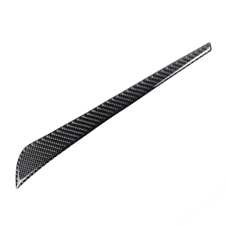 Car Carbon Fiber Middle Air Outlet Decorative Sticker for Cadillac XT5 2016-2017, Left Drive, Middle Air Outlet
