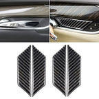 Car Carbon Fiber Door Inner Wrist Decorative Sticker for Cadillac XT5 2016-2017, Door Inner Wrist