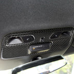2 in 1 Car Carbon Fiber Dome Light Panel Decorative Sticker for Chevrolet Camaro 2016, Dome Light Panel