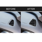 2 PCS Car Carbon Fiber Instrument Air Outlet Decorative Sticker for Chevrolet Camaro 2017-2019, Instrument Air Outlet