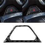 Car Carbon Fiber Warning Light Decorative Sticker for Chevrolet Camaro 2017-2019, Warning Light
