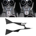 2 in 1 Car Carbon Fiber Central Control Gear Outer Frame Decorative Sticker for Chevrolet Camaro 2017-2019, Central Control Gear Outer Frame