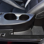 2 in 1 Car Carbon Fiber Central Control Stripe Decorative Sticker for Chevrolet Camaro 2017-2019, Central Control Stripe