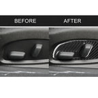 2 PCS Car Carbon Fiber Seat Adjustment Panel Decorative Sticker for Chevrolet Camaro 2017-2019, Seat Adjustment Panel