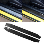 2 PCS Car Carbon Fiber Welcome Pedal Decorative Sticker for Chevrolet Camaro 2017-2019, Welcome Pedal