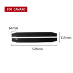 2 PCS Car Carbon Fiber Welcome Pedal Decorative Sticker for Chevrolet Camaro 2017-2019, Welcome Pedal