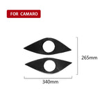 2 PCS Car Carbon Fiber Rear Horn Decorative Sticker for Chevrolet Camaro 2017-2019, Rear Horn