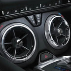 4 PCS Car Carbon Fiber Air Outlet Decorative Sticker for Chevrolet Camaro 2017-2019, Air Outlet