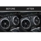4 PCS Car Carbon Fiber Air Outlet Decorative Sticker for Chevrolet Camaro 2017-2019, Air Outlet