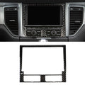Carbon Fiber Car Navigation Panel Decorative Sticker for Porsche Macan, Navigation Panel