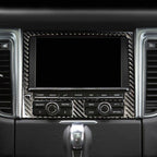 Carbon Fiber Car Navigation Panel Decorative Sticker for Porsche Macan, Navigation Panel