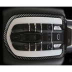 Carbon Fiber Car Dome Light Panel Decorative Sticker for Porsche Macan, Dome Light Panel