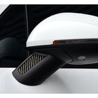 2 PCS Carbon Fiber Car Rearview Mirror Decorative Sticker for Porsche Macan, Rearview Mirror
