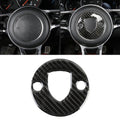 Carbon Fiber Car Steering Wheel Decorative Sticker for Porsche Macan, Steering Wheel